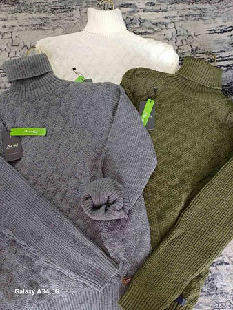 Свитер Moranny MR139 khaki - делук