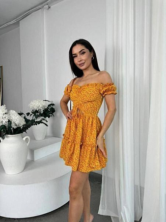 Платье Arina 7038 orange - делук