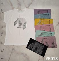 Футболка Kosta E018 mix - делук