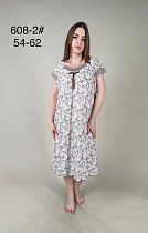 Ночнушка Anion 608-2 white-nude - делук