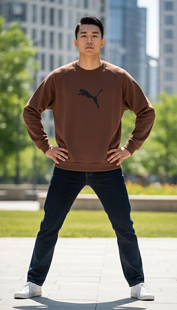 Свитер Shon S3678 brown - делук