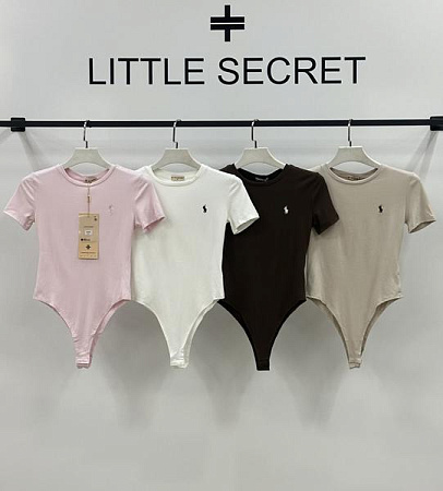 Боди Little Secret K018 beige - делук