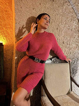 Платье Lora LR908 red - делук