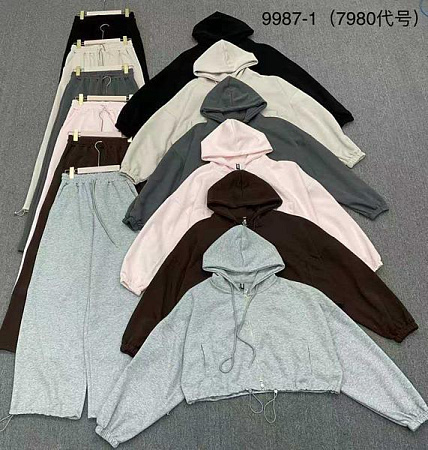 Костюм Спорт Oukali 9987-1 brown - делук