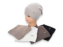 Шапка Angelica CHW001-3 на флісі mix - делук