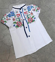 Вышиванка Limerense DD217 white - делук