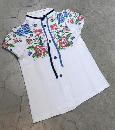 Вышиванка Limerense DD217 white - делук