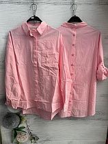 Рубашка New Season 8566 pink - делук