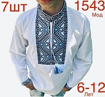Вышиванка Надийка N1543-2 white - делук