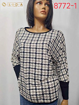 Свитер Lida 8772-1 beige - делук