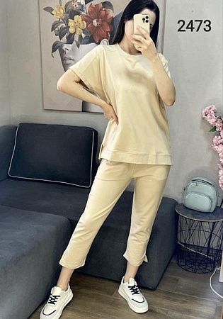 Костюм Спорт Fsn 2473 l.beige - делук