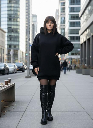 Худи Mary Brand 454 black - делук