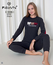 Пижама Trikotag 3105 d.grey - делук