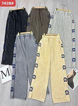 Штаны Спорт Dgmd QL7428 yellow - делук