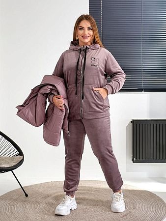 Костюм Спорт Oska 6011 d.pink - делук