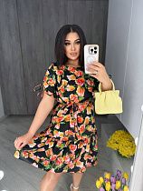 Платье Arina 2442 black - делук