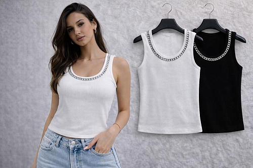 Майка X-Ray 9701 white - делук