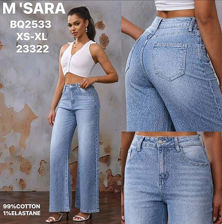 Джинсы Jeans Club BQ2533 l.blue - делук