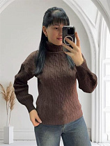 Свитер Levisha 24027 brown - делук