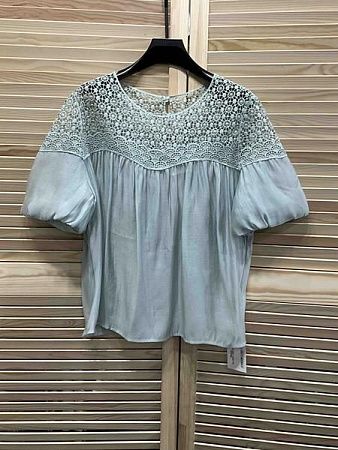 Блузка Dalkosti Shop DS822 l.blue - делук