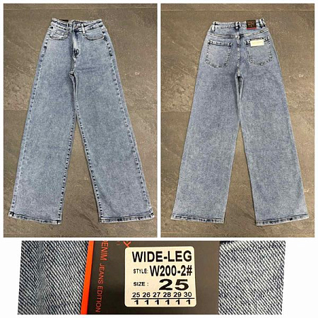 Джинсы Lili W200-2 l.blue - делук