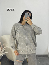 Кофта Спорт Fsn 2784 grey - делук