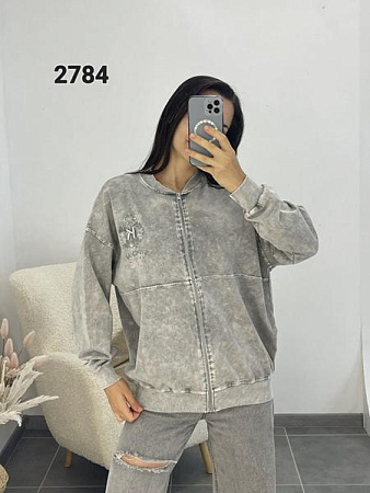 Кофта Спорт Fsn 2784 grey - делук