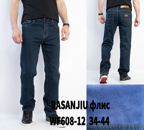 Джинсы God Baron WF608-12 blue - делук