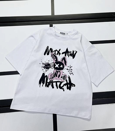 Футболка Kosmy 520-57 white - делук