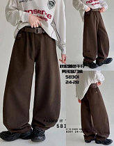 Штаны Meloria 58301 brown - делук