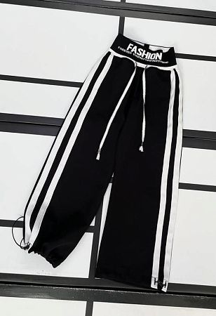 Штаны Спорт Kosmy 408 black-white - делук