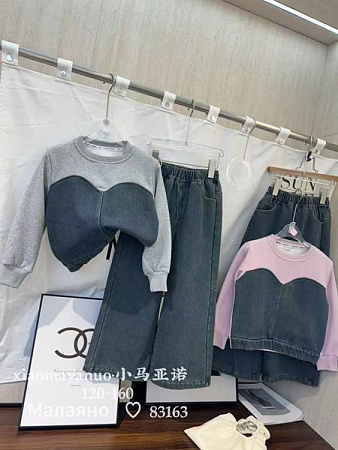 Костюм Спорт Delfinka 83163 grey - делук