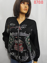 Кофта Lida 8788 black - делук