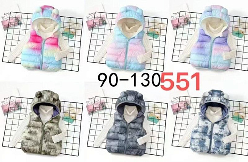 Жилетка Farbique 551 black - делук