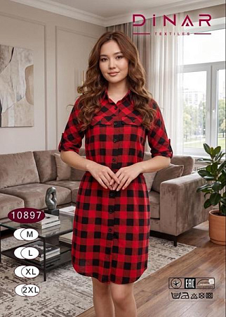 Халат Anion 10897 red - делук