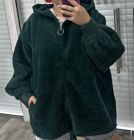 Куртка Levisha 91213 green - делук
