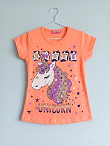 Футболка Dino DN303 peach - делук