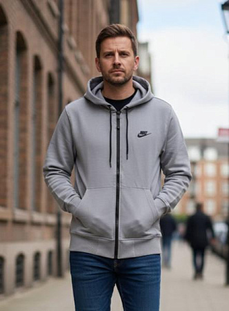 Кофта Спорт Delviago DL622 grey - делук