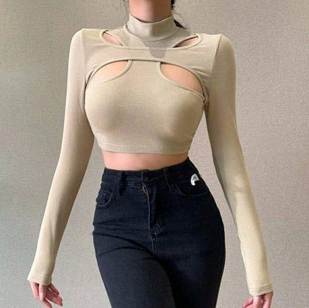 Топ Arina 1325 beige - делук