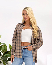 Рубашка Lelis 1125 beige - делук