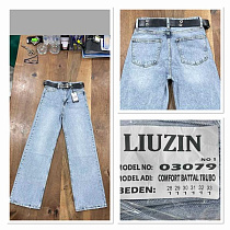 Джинсы Maxim Jeans 03079-1 l.blue - делук