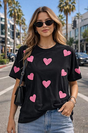 Футболка Major 7158 black - делук