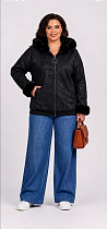 Куртка Julia JL1349 black - делук
