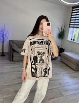 Футболка S.Style 14 beige - делук