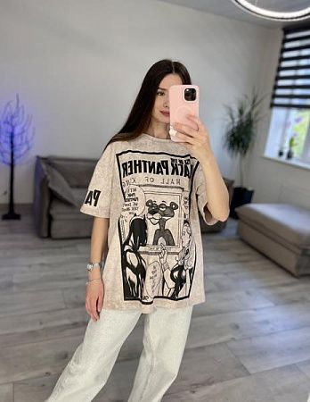 Футболка S.Style 14 beige - делук