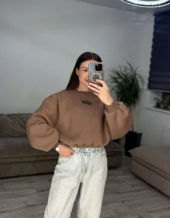 Свитер S.Style 298 brown - делук