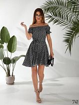 Платье Loren 741 black - делук