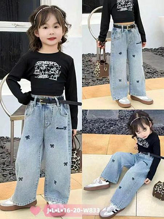 Джинсы Фунтик W833 l.blue - делук