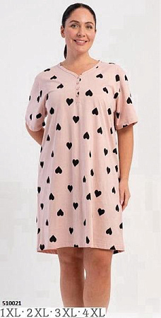 Ночнушка Trikotag S10021 pink - делук