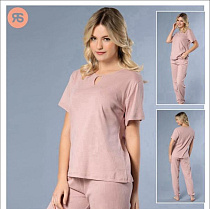 Пижама Trikotag 7079 powder - делук